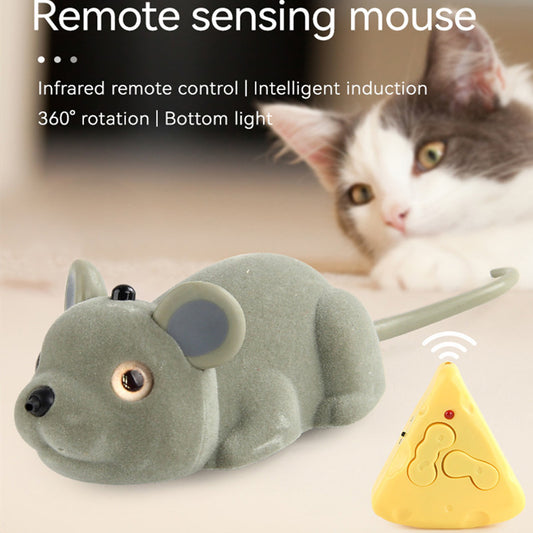 Remote Control Infrared Sensor Simulation Mouse Usb Rechargeable Pet Toy